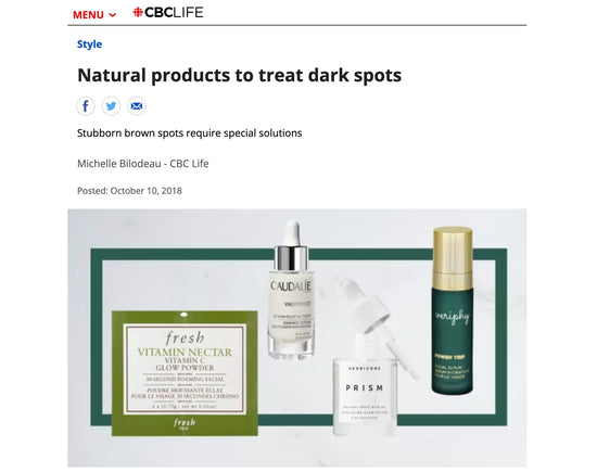 Veriphy Skincare featured in CBC Magazine