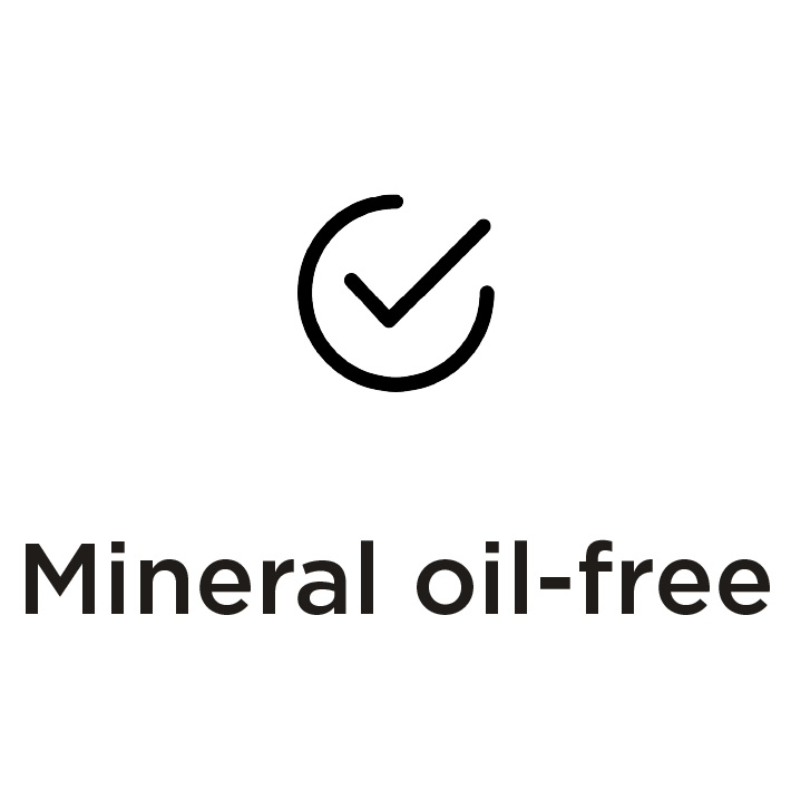 Mineral Oil Free Logo | Veriphy Skincare
