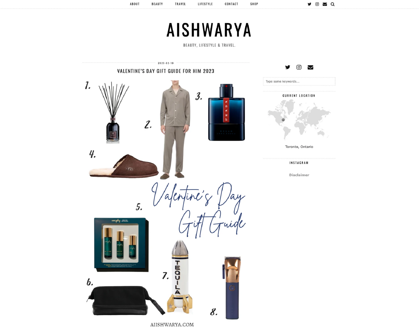 Veriphy Skincare Product featured in Aishwarya Blogger Site 